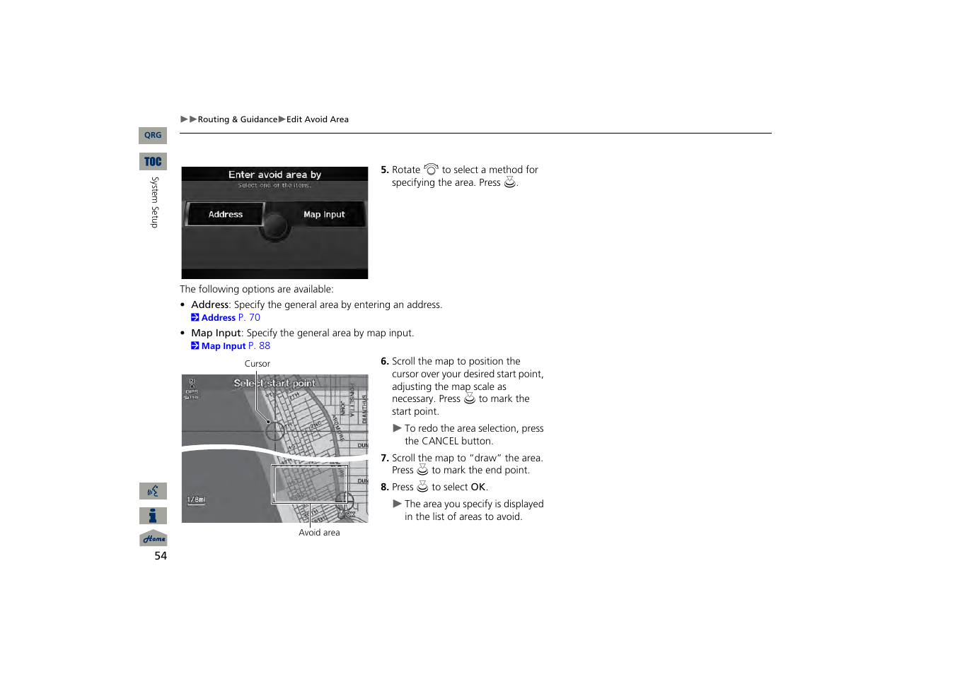 Acura 2013 TSX Navigation User Manual | Page 55 / 252