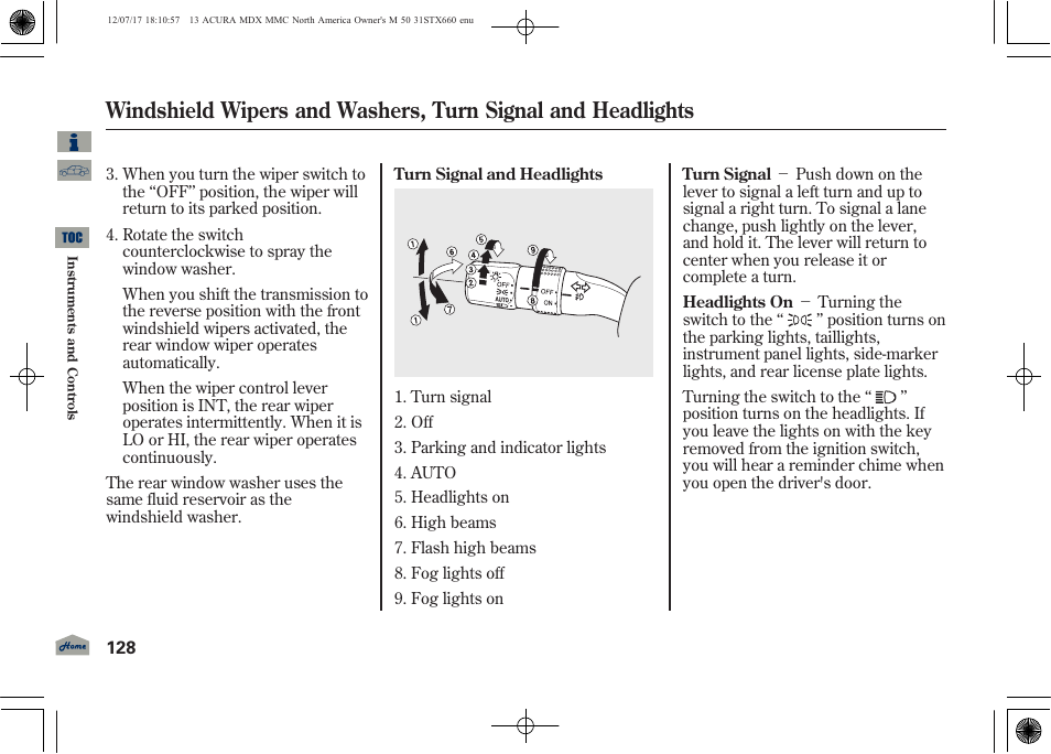 Acura 2013 MDX User Manual | Page 133 / 616