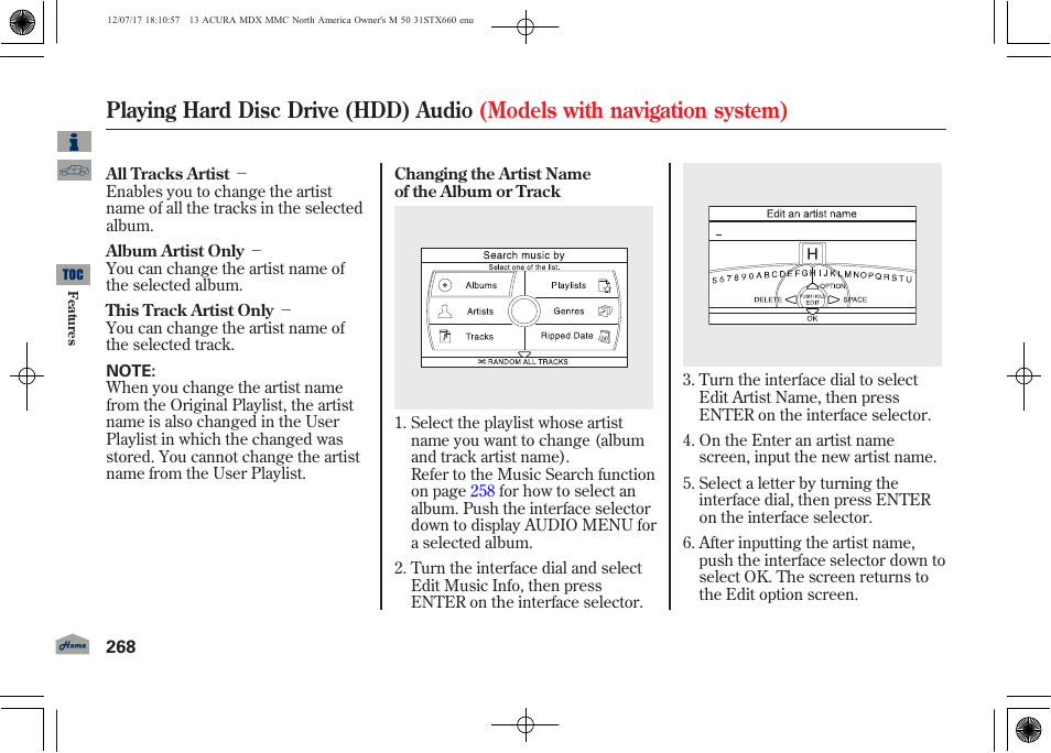 Acura 2013 MDX User Manual | Page 273 / 616