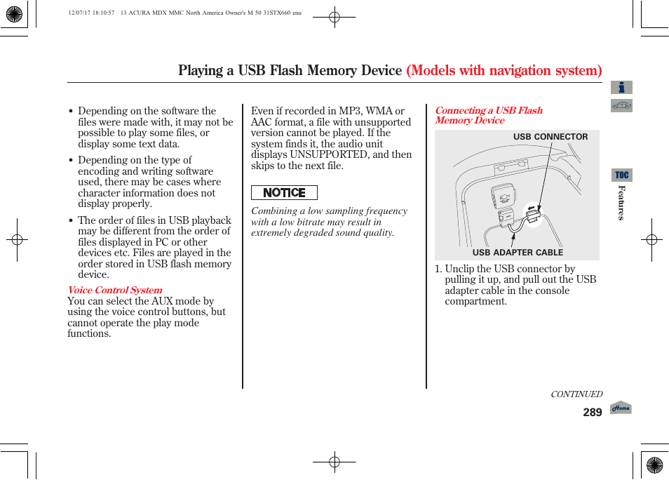 Acura 2013 MDX User Manual | Page 294 / 616