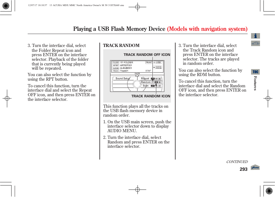 Acura 2013 MDX User Manual | Page 298 / 616