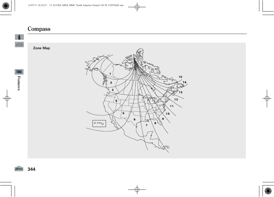 Compass | Acura 2013 MDX User Manual | Page 349 / 616