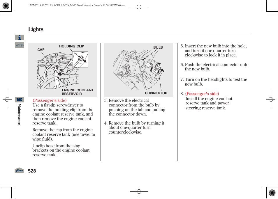 Lights | Acura 2013 MDX User Manual | Page 533 / 616