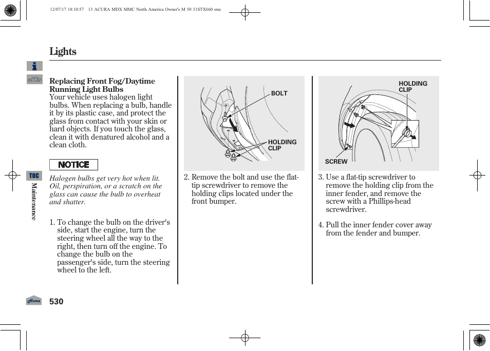 Lights | Acura 2013 MDX User Manual | Page 535 / 616