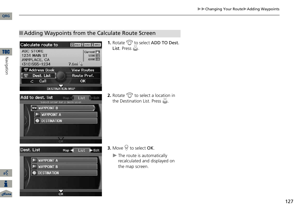 Acura 2014 ILX Navigation User Manual | Page 128 / 260