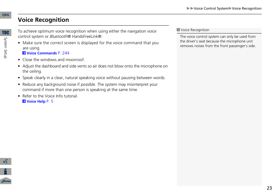 Voice recognition | Acura 2014 ILX Navigation User Manual | Page 24 / 260