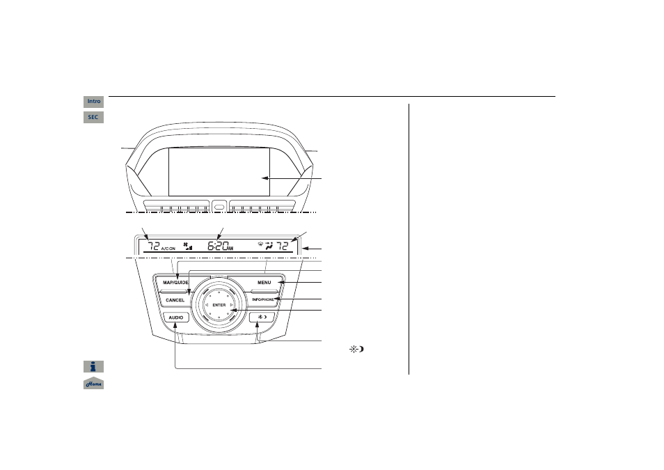 Navigation system manual, 2013 mdx, Getting started | Acura 2013 MDX Navigation User Manual | Page 10 / 184
