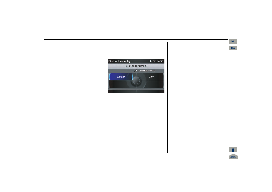 Navigation system manual, 2013 mdx, Entering a destination | Acura 2013 MDX Navigation User Manual | Page 29 / 184