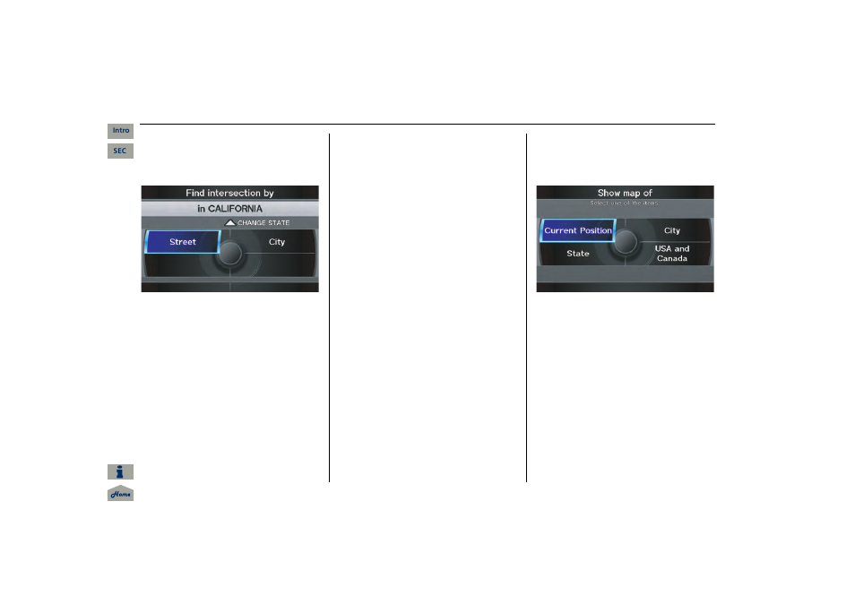 Navigation system manual, 2013 mdx, Entering a destination | Acura 2013 MDX Navigation User Manual | Page 46 / 184