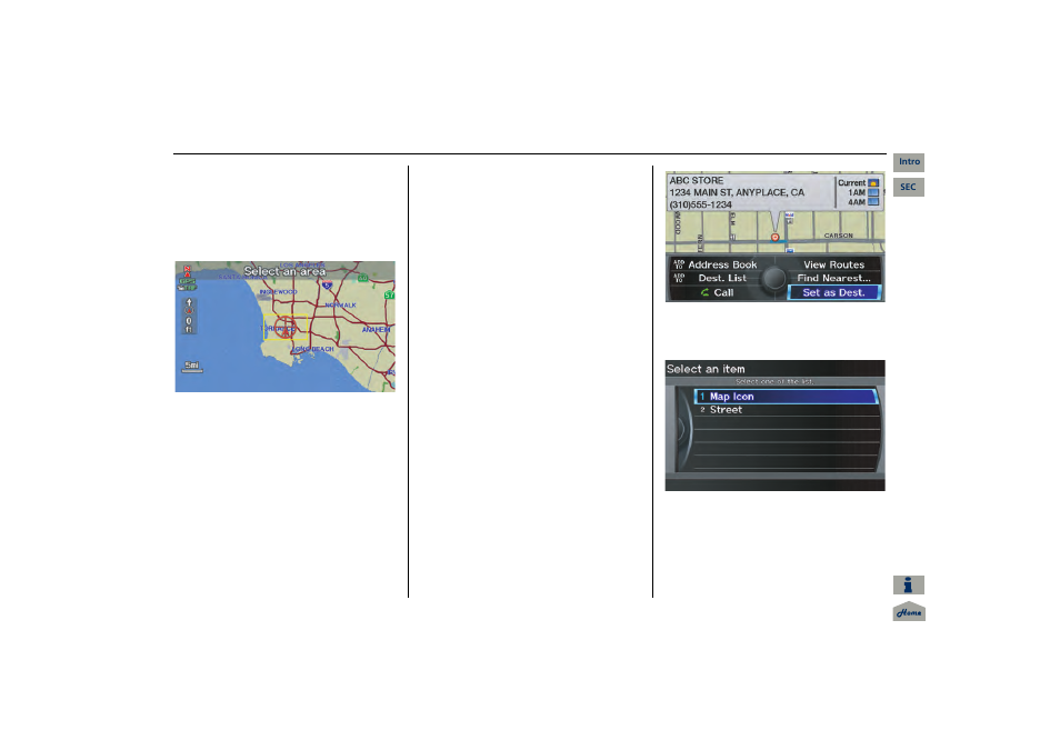 Navigation system manual, 2013 mdx | Acura 2013 MDX Navigation User Manual | Page 47 / 184
