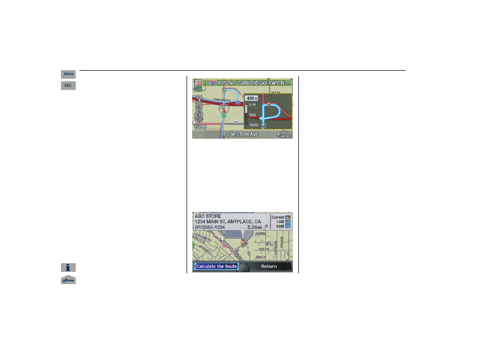 Navigation system manual, 2013 mdx, Driving to your destination | Acura 2013 MDX Navigation User Manual | Page 54 / 184