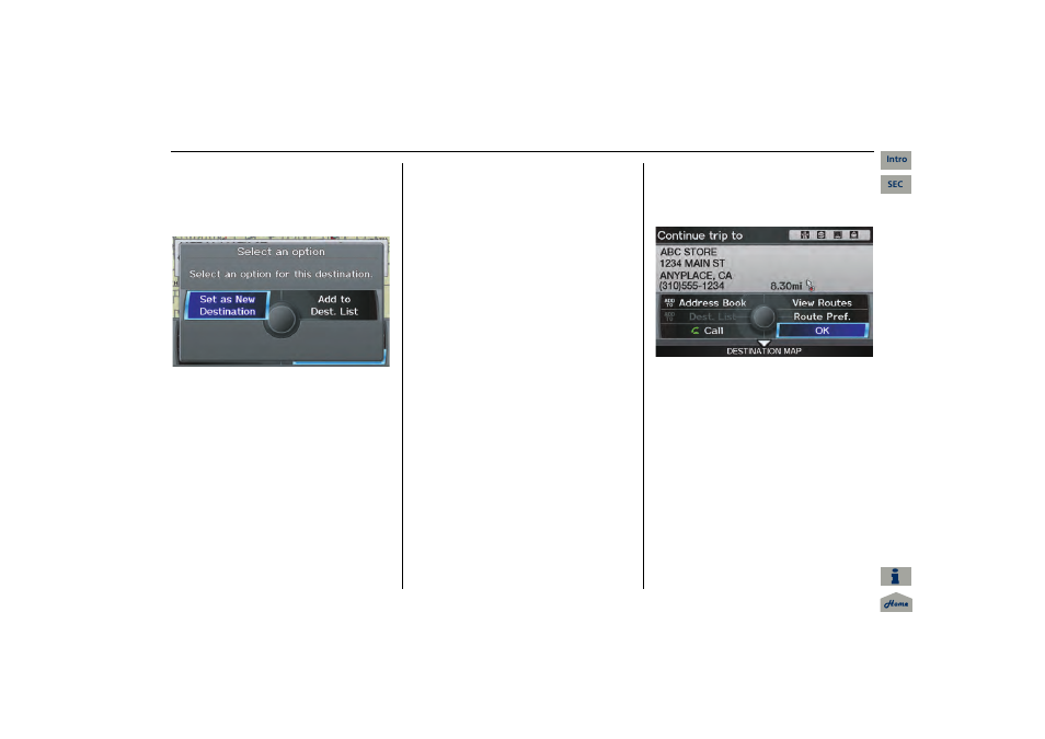Navigation system manual, 2013 mdx, Driving to your destination | Acura 2013 MDX Navigation User Manual | Page 79 / 184