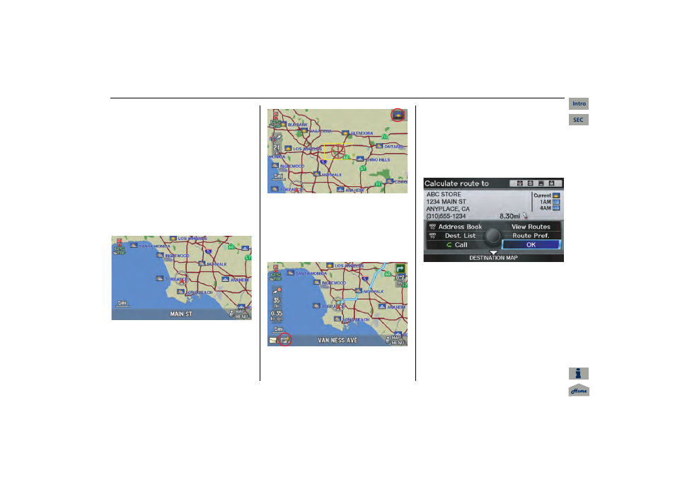 Navigation system manual, 2013 mdx, Information features | Acura 2013 MDX Navigation User Manual | Page 85 / 184