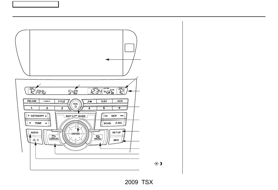 Getting started, 2009 tsx | Acura 2009 TSX Navigation User Manual | Page 10 / 170