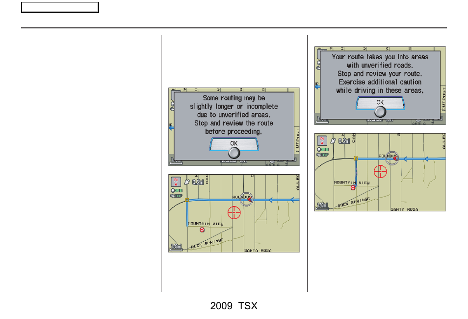 System setup, 2009 tsx | Acura 2009 TSX Navigation User Manual | Page 102 / 170