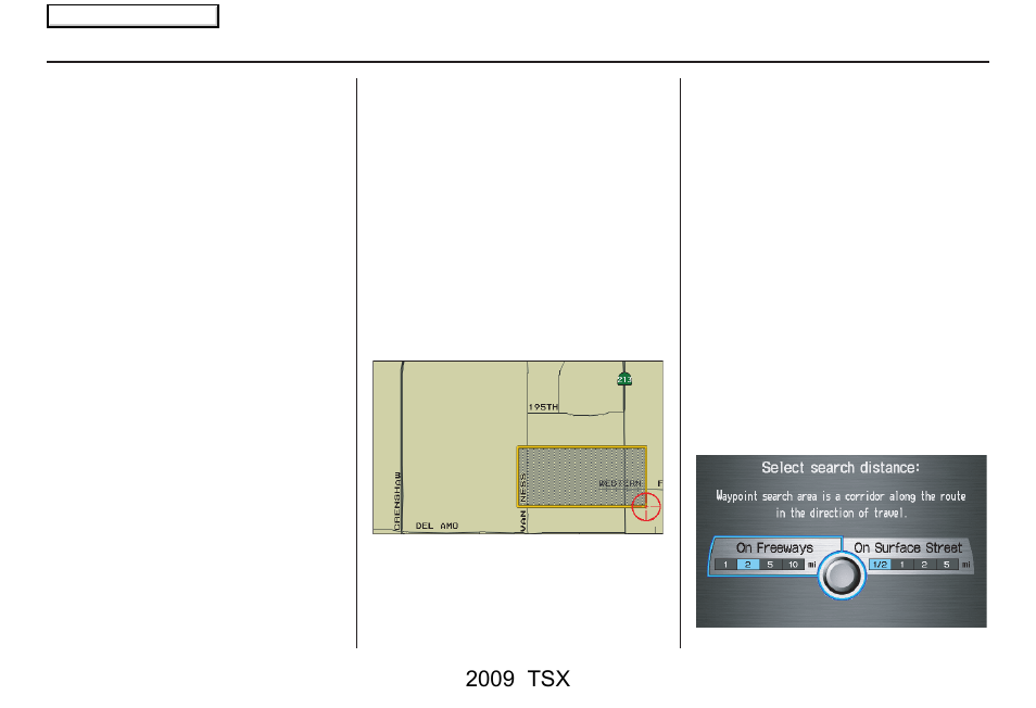 System setup, 2009 tsx | Acura 2009 TSX Navigation User Manual | Page 107 / 170