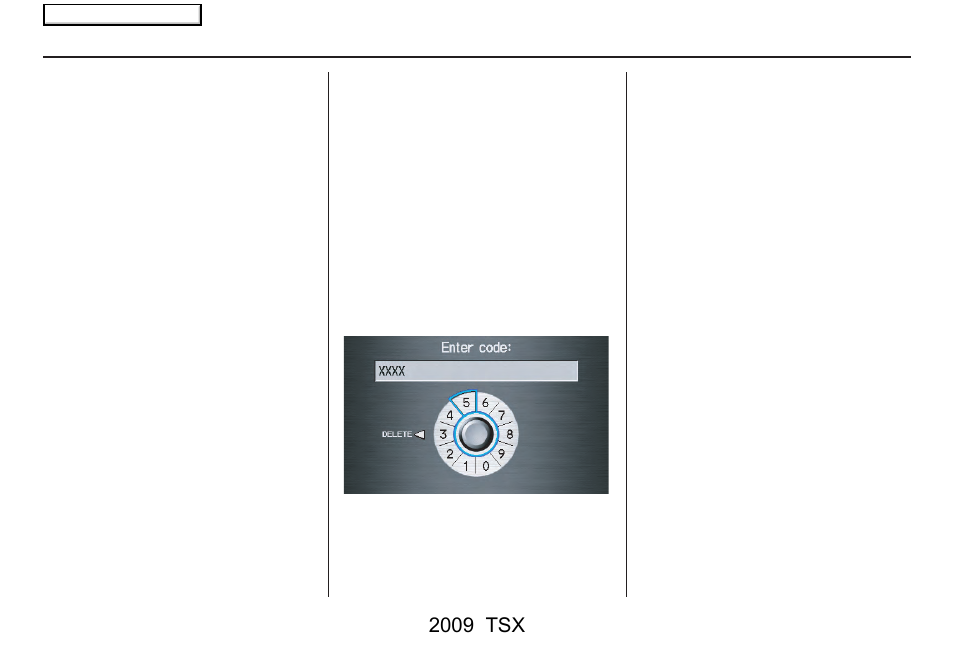 System initialization, 2009 tsx | Acura 2009 TSX Navigation User Manual | Page 117 / 170