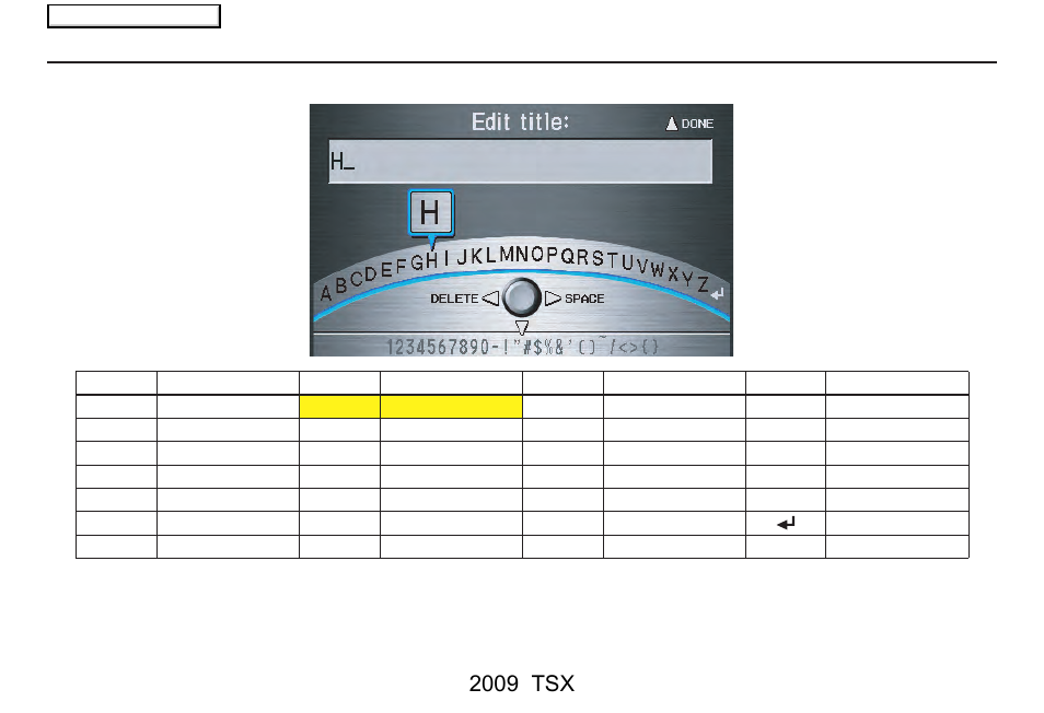 Voice command index, 2009 tsx | Acura 2009 TSX Navigation User Manual | Page 162 / 170
