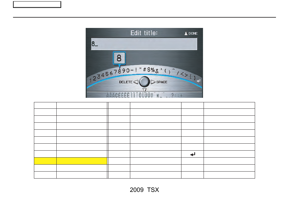 Voice command index, 2009 tsx | Acura 2009 TSX Navigation User Manual | Page 164 / 170