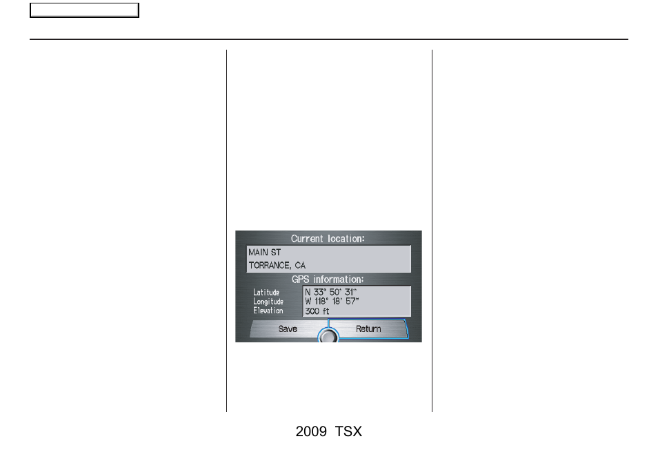Getting started, 2009 tsx | Acura 2009 TSX Navigation User Manual | Page 20 / 170