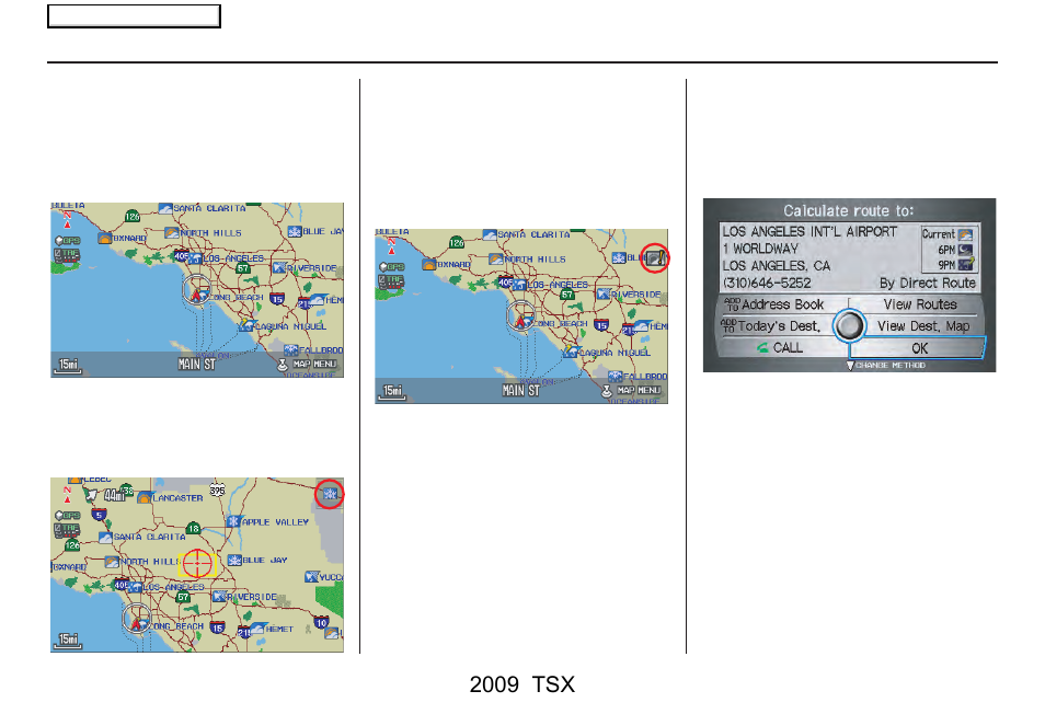 Information features, 2009 tsx | Acura 2009 TSX Navigation User Manual | Page 82 / 170
