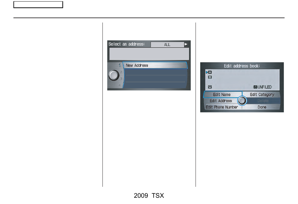 System setup, 2009 tsx | Acura 2009 TSX Navigation User Manual | Page 94 / 170