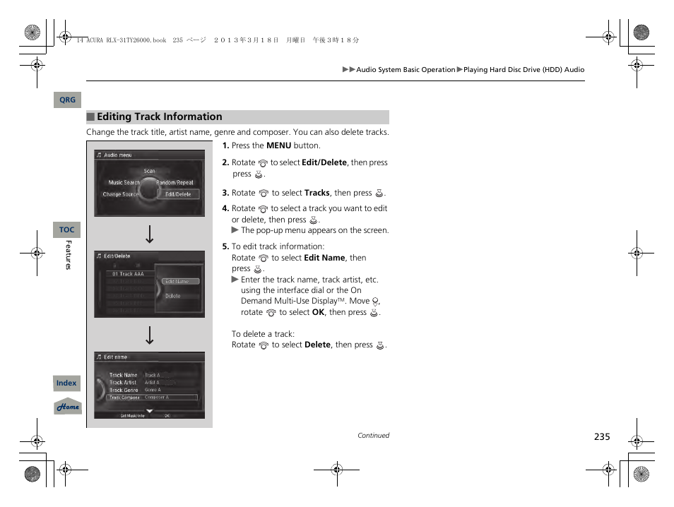 Acura 2014 RLX User Manual | Page 236 / 518