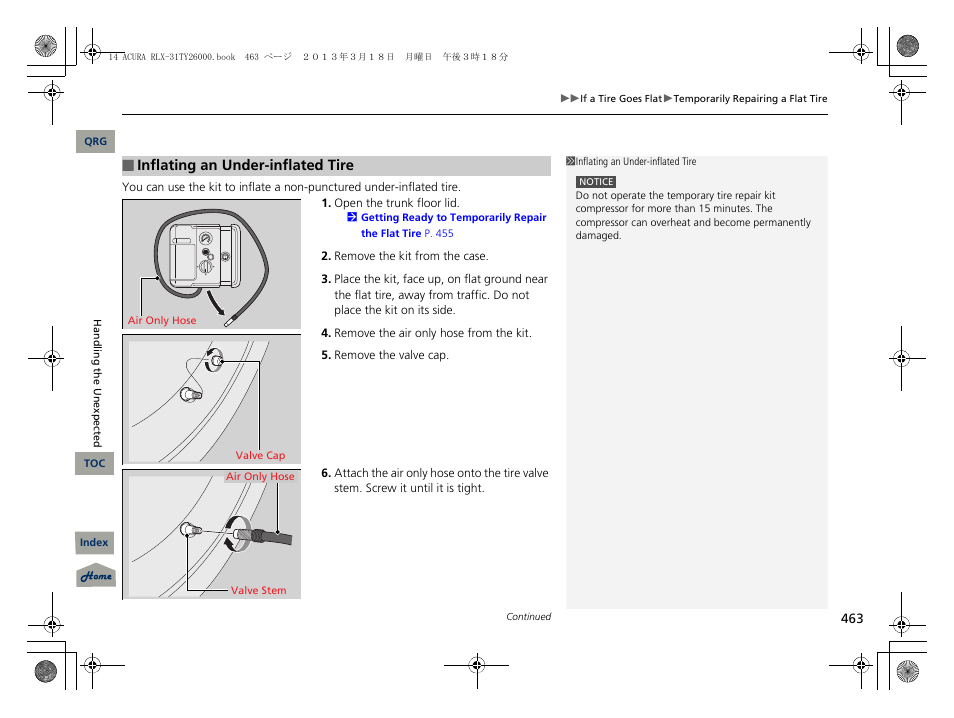 Acura 2014 RLX User Manual | Page 464 / 518