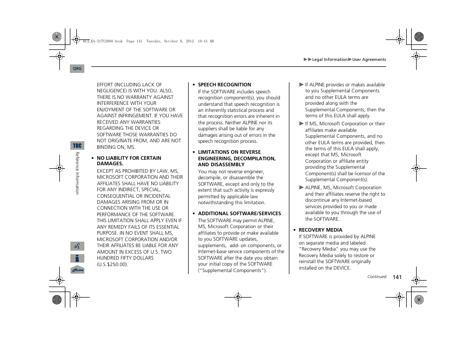 Acura 2014 RLX Navigation User Manual | Page 142 / 156