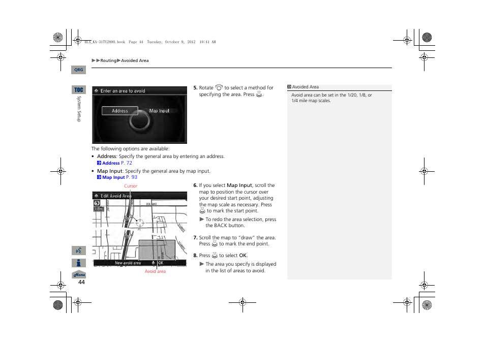 Acura 2014 RLX Navigation User Manual | Page 45 / 156