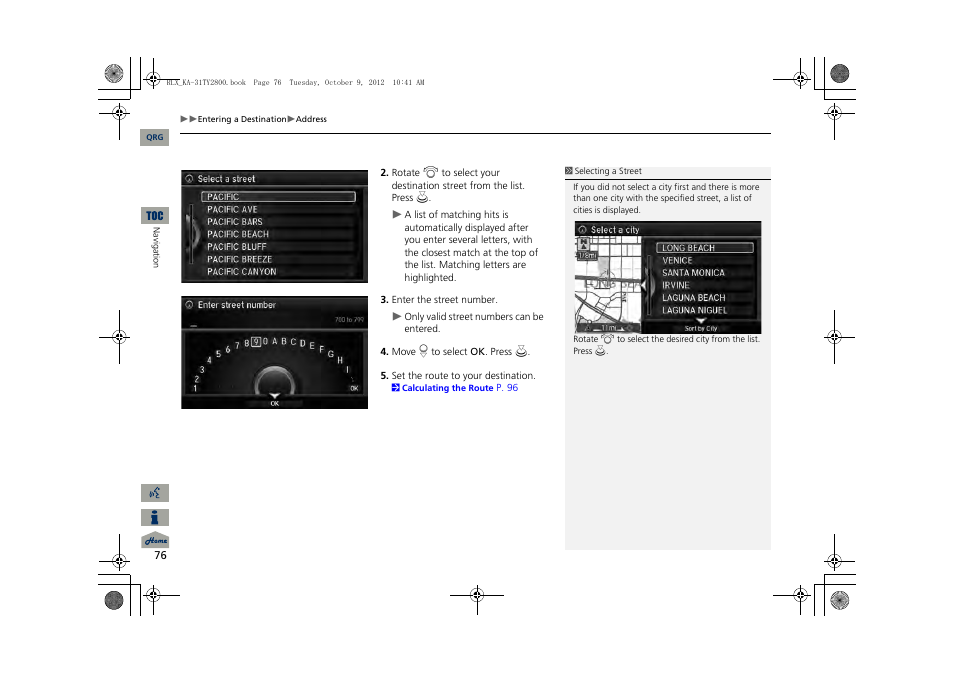 Acura 2014 RLX Navigation User Manual | Page 77 / 156