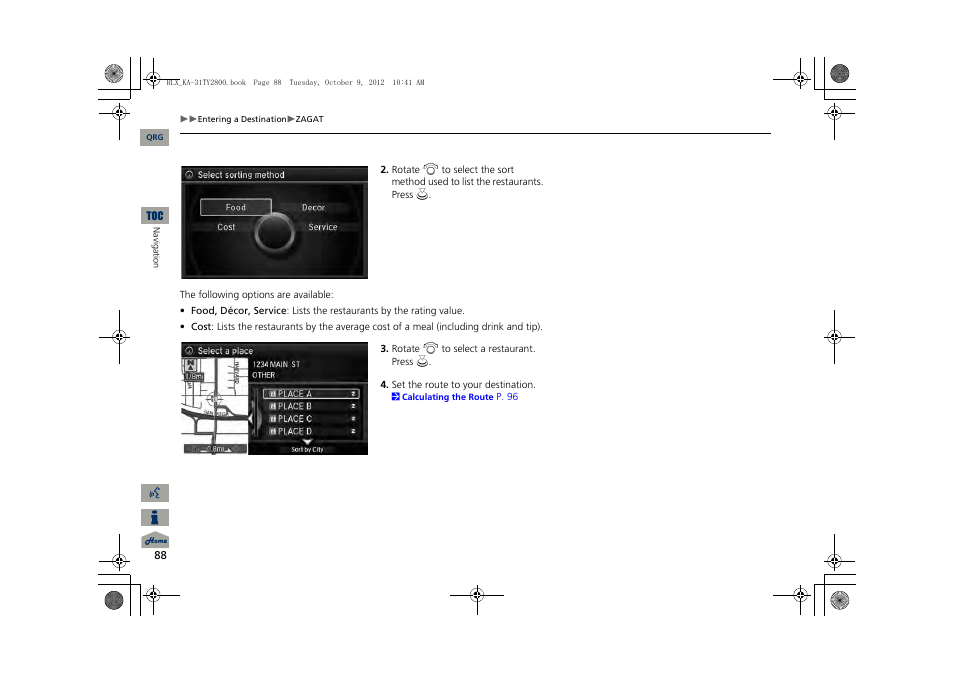Acura 2014 RLX Navigation User Manual | Page 89 / 156