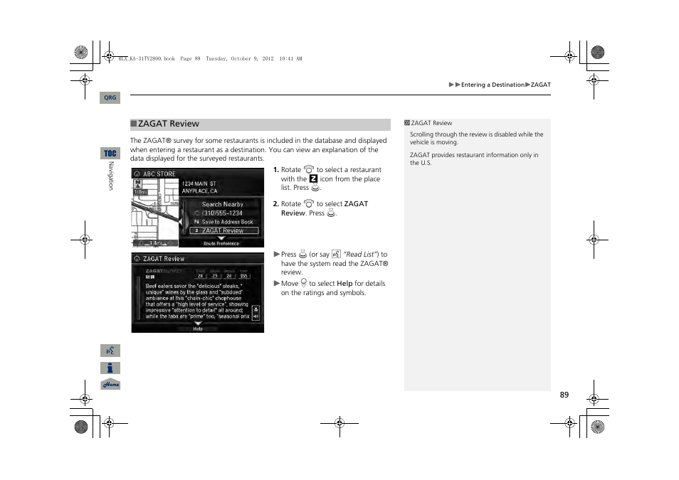 Acura 2014 RLX Navigation User Manual | Page 90 / 156