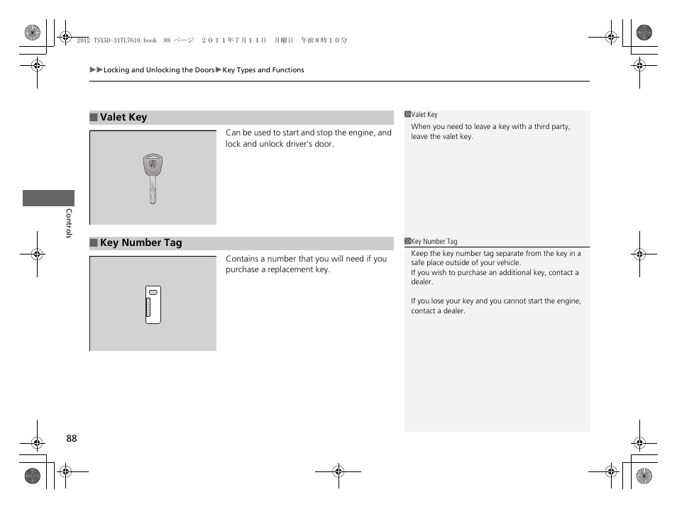 Acura 2012 TSX Sport Wagon User Manual | Page 90 / 326