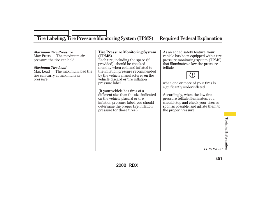 Acura 2008 RDX User Manual | Page 405 / 433