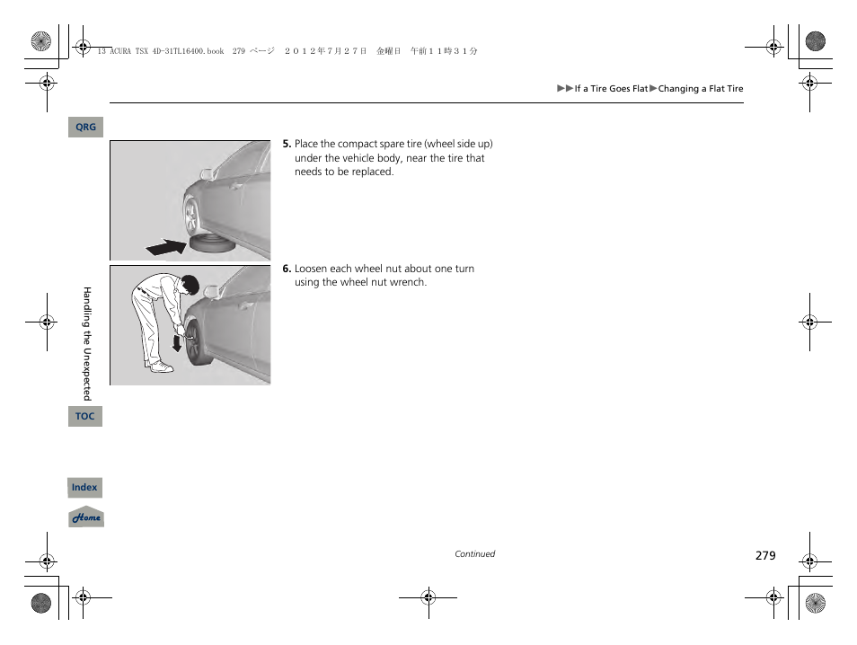 Acura 2013 TSX User Manual | Page 280 / 325