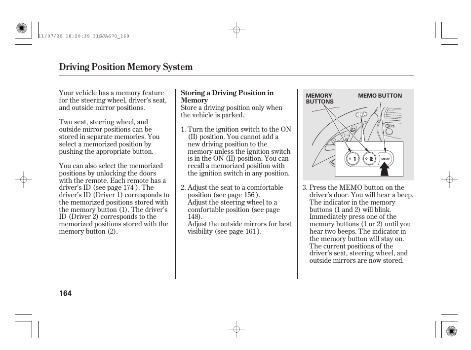 Acura 2012 RL User Manual | Page 170 / 562