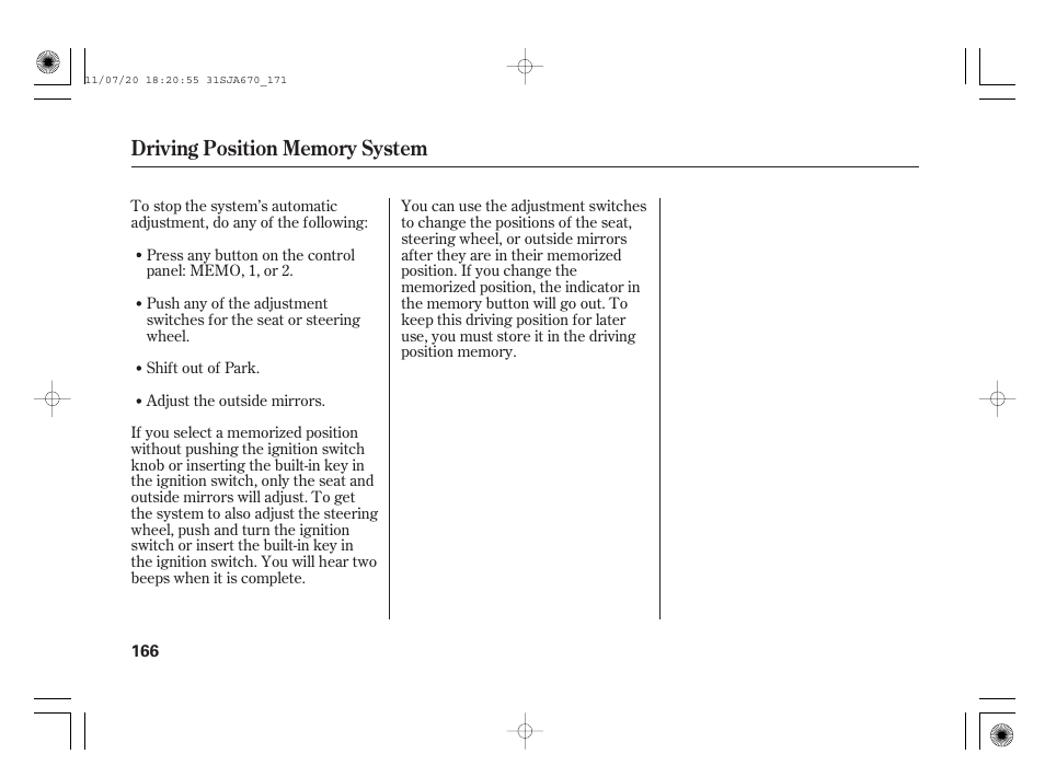 Acura 2012 RL User Manual | Page 172 / 562