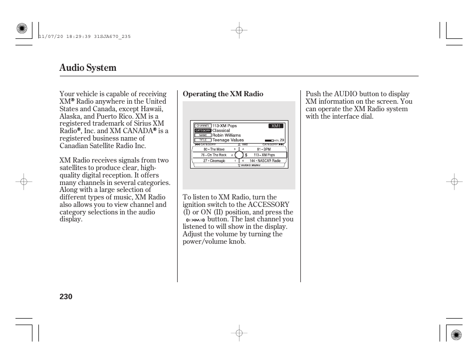 Audio system | Acura 2012 RL User Manual | Page 236 / 562