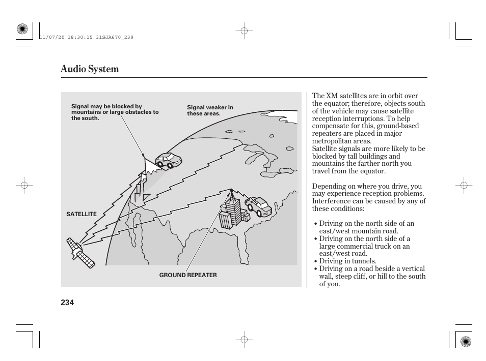 Audio system | Acura 2012 RL User Manual | Page 240 / 562