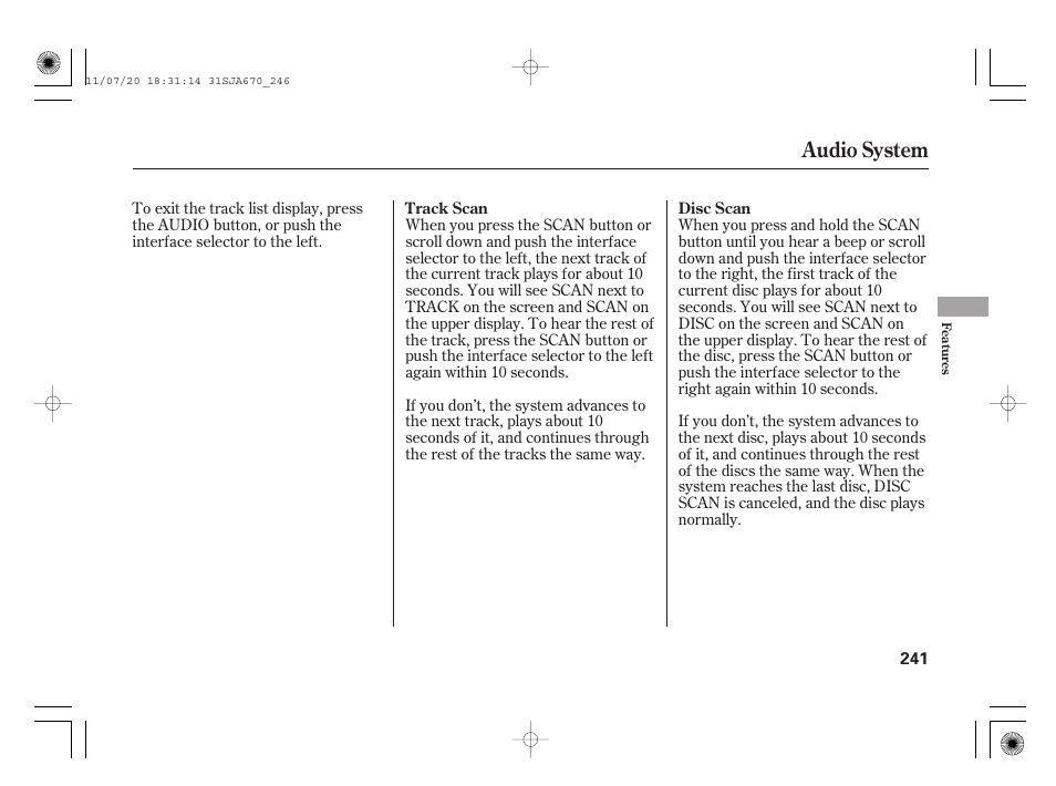 Audio system | Acura 2012 RL User Manual | Page 247 / 562