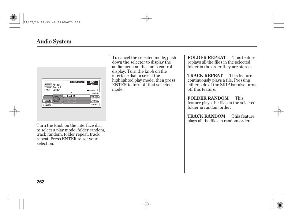 Audio system | Acura 2012 RL User Manual | Page 268 / 562