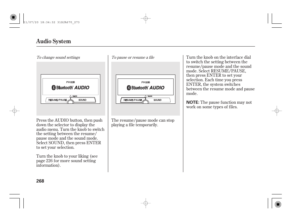 Audio system | Acura 2012 RL User Manual | Page 274 / 562