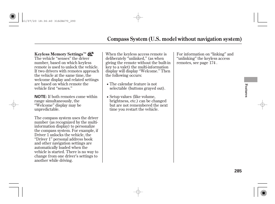 Acura 2012 RL User Manual | Page 291 / 562