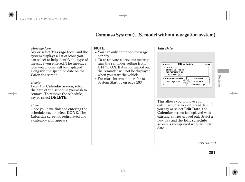 Acura 2012 RL User Manual | Page 297 / 562