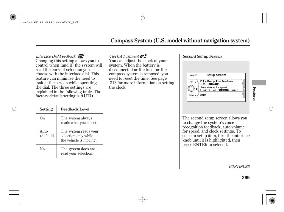 Acura 2012 RL User Manual | Page 301 / 562