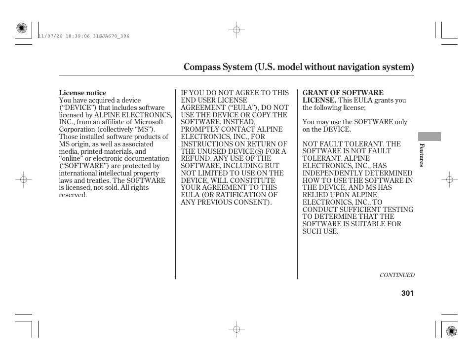 Acura 2012 RL User Manual | Page 307 / 562