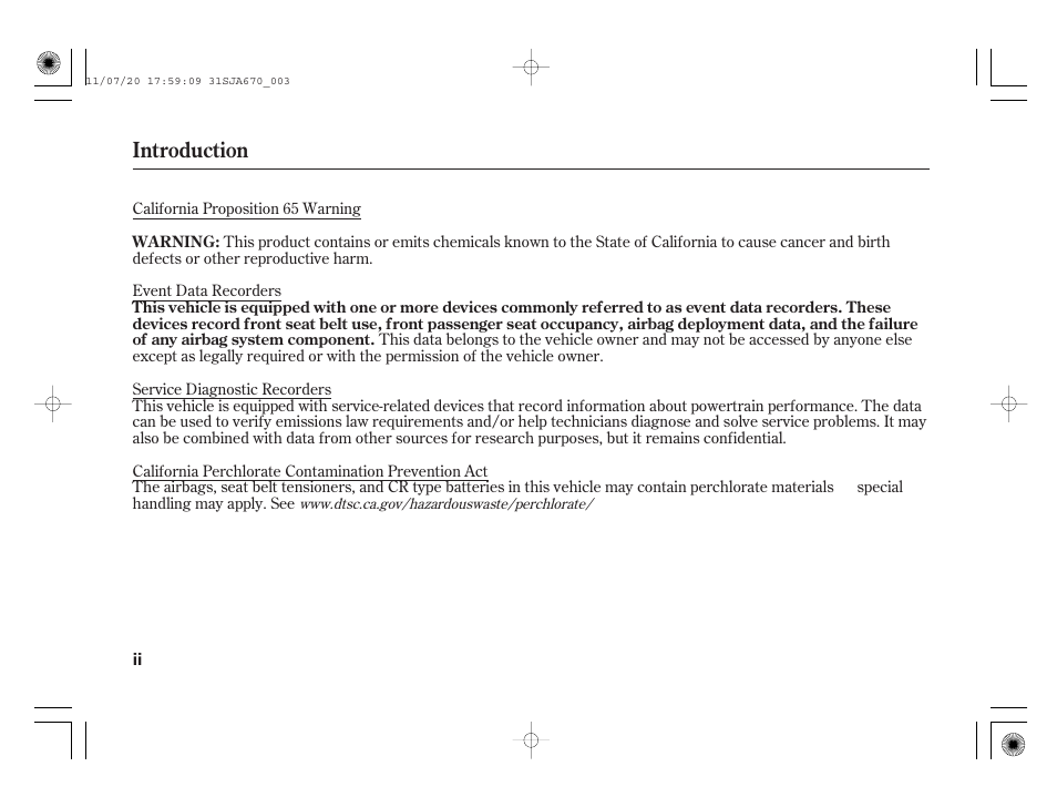 Introduction | Acura 2012 RL User Manual | Page 4 / 562