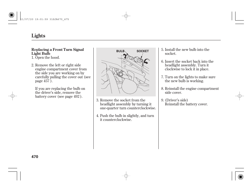 Lights | Acura 2012 RL User Manual | Page 476 / 562