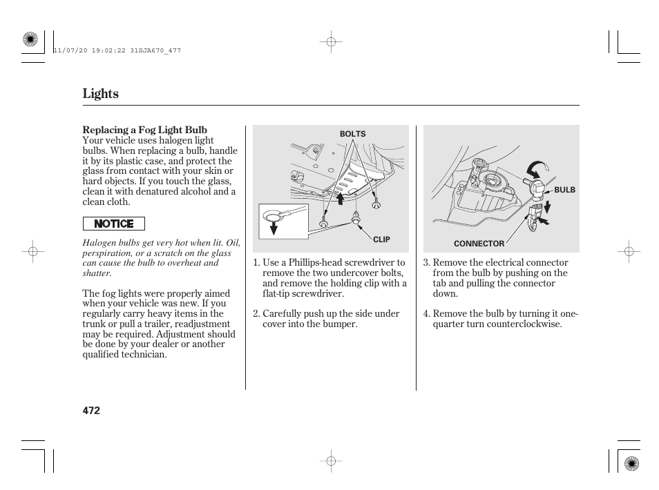 Lights | Acura 2012 RL User Manual | Page 478 / 562